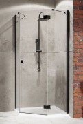 Душові двері Radaway Essenza New Black PTJ права чорний / прозоре скло 385010-54-01R