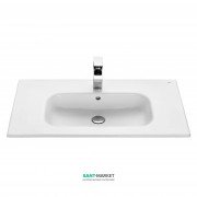 Раковина для ванной комнаты Roca Victoria-N с установкой на тумбу 800х460 мм керамика белый A32799C000