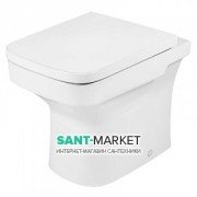 Унітаз підлоговий пристінний Roca Dama-N Rimless 36х60 см кераміка білий A34278L000