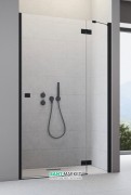 Душові двері Radaway Essenza New Black DWJ 100 права чорний / прозоре скло 385014-54-01R