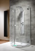 Душова кабіна Radaway Almatea P 100х90 профіль хром / прозоре скло 30722-01-01N