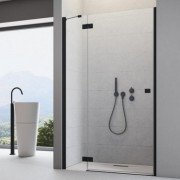 Душові двері Radaway Essenza New Black DWJ 100 ліва чорний / прозоре скло 385014-54-01L