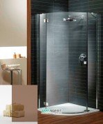Душевая кабина Radaway Almatea PDJ 90х90 левая профиль хром/коричневое стекло 30602-01-08N