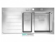 Мийка для кухні Teka Zenit R15 1 + 1 / 2B 1D LHD врізна 2 чаші нержавіюча сталь 13139008