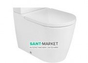 Унітаз підлоговий Roca Inspira Rimless 37.5х64.5 см кераміка білий A342526000