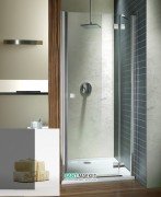 Душові двері Radaway Almatea DWJ 80 права хром / скло графіт 30902-01-05N