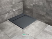 Душовий піддон Radaway Teos C 100x100 см литий камінь антрацит HTC100100-64