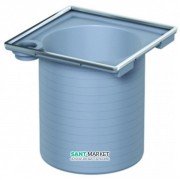 Зливний трап для душу ACO ShowerPoint верхня частина 149х149 без фланця для решітки з нержавіючої сталі пластик 5141.43.00