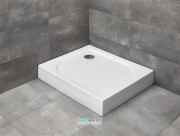 Душевой поддон Radaway Delos D 90x75 см левый со съемной панелью белый 4D97514-03L