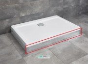 Панель для піддону Radaway Argos D 160 см алюміній хром 001-510154001