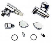 Кріпильний комплект з мікроліфтом для сидінь ROCA VICTORIA метал хром AI0003300R