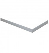 Панель для піддону Radaway Paros D 100х80 см ліва литий мармур білий MOD8010-03-1L