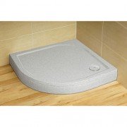 Душовий піддон Radaway Paros A800 сірий граніт MBA8080-47-1