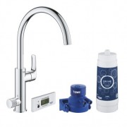Змішувач для кухні Grohe Blue Pure Eurosmart з фільтром для води змішувач хром 30383000