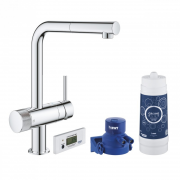 Смеситель для кухни Grohe Blue Pure Minta с фильтром для воды однорычажный хром 30382000