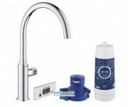 Монокран для кухни Grohe Blue Pure Mono с фильтром одновентильный хром 30387000
