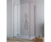 Стенка душевая боковая Radaway Fuenta New/Essenza New S1 120 хром/прозрачное стекло 384054-01-01