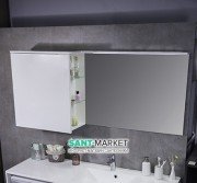 Зеркальный шкаф Буль-Буль Vivara с диодной подсветкой и сенсорным включателем VIVARA (L/R)