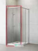 Душові двері Radaway Idea KDD 110 ліва хром / прозоре скло 387063-01-01L