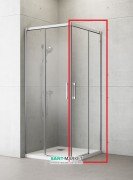 Душові двері Radaway Idea KDD 120 права хром / прозоре скло 387064-01-01R