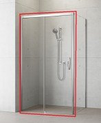 Душові двері Radaway Idea KDJ 140 ліва хром / прозоре скло 387044-01-01L