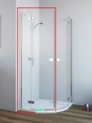 Душові двері Radaway Fuenta New PDD 80 ліва хром / прозоре скло 384002-01-01L