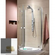 Душевая кабина Radaway Fuenta P 100х90 профиль хром/стекло графит 381011-05N