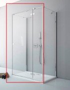 Душові двері Radaway Fuenta New KDJ + S 80 права хром / прозоре скло 384021-01-01R
