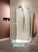 Душова кабіна Radaway Fuenta P 100х90 профіль хром / прозоре скло 381011-01N