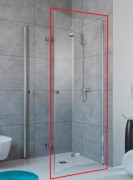 Душові двері Radaway Fuenta New KDD-B 90 права хром / прозоре скло 384071-01-01R