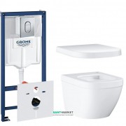 Система инсталляции Grohe Solido с подвесным унитазом 4-в-1 39536000