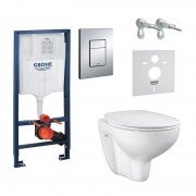 Система інсталяції Grohe Bau Ceramic з підвісним унітазом 5-в-1 39418001