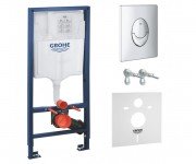 Система инсталляции Grohe Rapid SL для подвесного унитаза 4-в-1 38721001+37131000