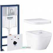 Система инсталляции Grohe Solido с подвесным унитазом 4-в-1 39536000