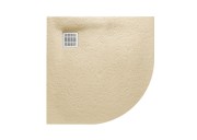 Душовий піддон чверть кола Roca Terran 90х90 см штучний камінь кремовий AP10538438401500