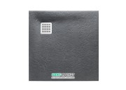 Душовий піддон Roca Terran 80х80 см штучний камінь графіт AP0332032001200