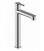 Змішувач для умивальника Ravak PURI високий змішувач PU 015.00 без донного клапана латунь хром X070114