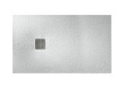 Душовий піддон Roca Terran 100х70 см штучний камінь димчасто-білий AP013E82BC01090