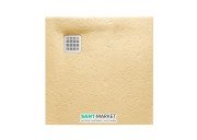 Душовий піддон Roca Terran 80х80 см штучний камінь пісочний AP0332032001510