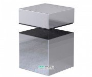 Полкодержатель Sanwerk Rei 30x30x45 мм полірований хром ZC0000126