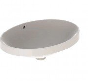 Раковина для ванної кімнати Geberit VariForm з отвором переливу овальна білий 500.717.01.2