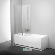 Шторка для ванны Ravak 10 CVS2-100 L прозрачное стекло/полированный алюминий 7QLA0U03Z1