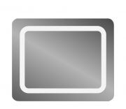 Зеркало для ванной Sanwerk Lava Вега 80х65 см с LED-подсветкой ZL0000184