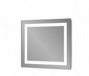 Дзеркало для ванної Sanwerk Lava Квадра 90х65 см з LED-підсвіткою ZL0000162