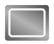 Дзеркало для ванної Sanwerk Lava Вега 100х65 см з LED-підсвіткою ZL0000186