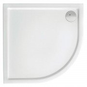 Душовий піддон чверть кола Roca Malaga Rondo 80х80 см акрил білий A276257000