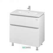 Тумба напольная Sanwerk Амата 81х46 см с раковиной Клеа белый MV0000795