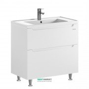 Тумба напольная Sanwerk Era 80х45 см с раковиной Канте белый MV0000649