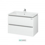 Тумба подвесная Sanwerk Amata Air 80х46 см с раковиной Меркур белый MV0000793