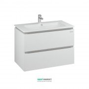 Тумба подвесная Sanwerk Amata Air 81х46 см с раковиной Падова белый MV0000809